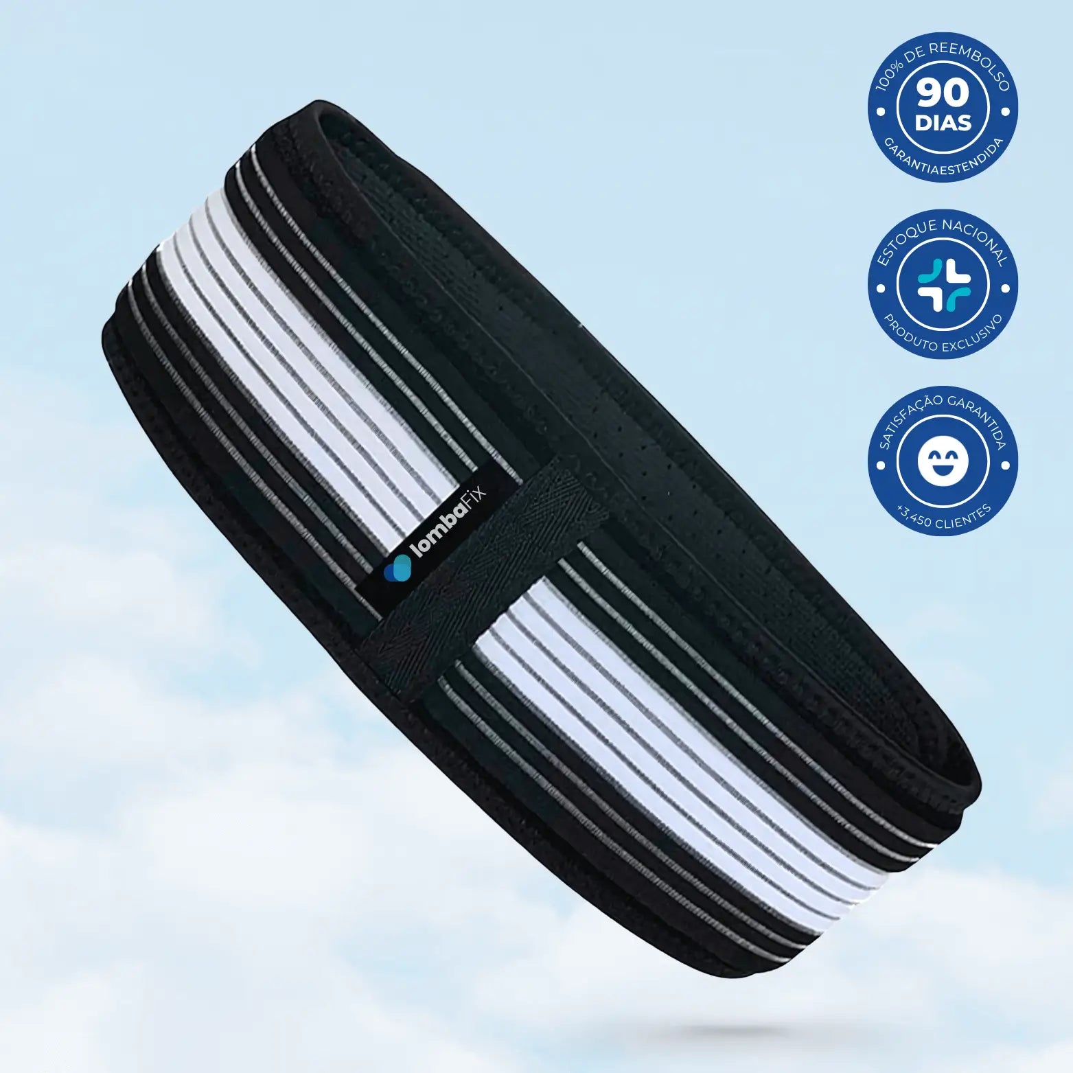 LombaFix®: Cinto para Dor nas Costas + Garantia de 90 dias