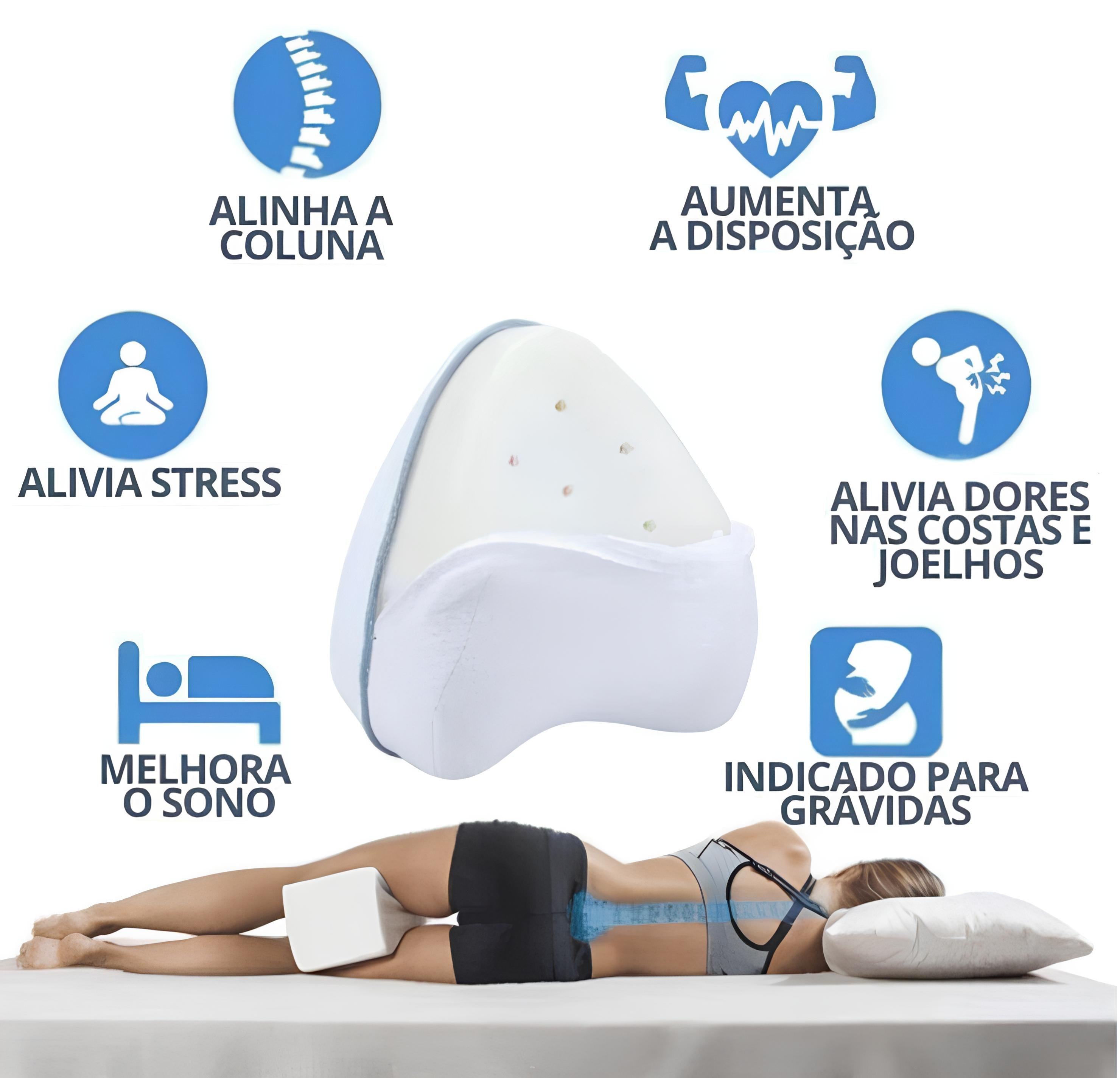 Travesseiro Ortopédico Joelho Jovem®