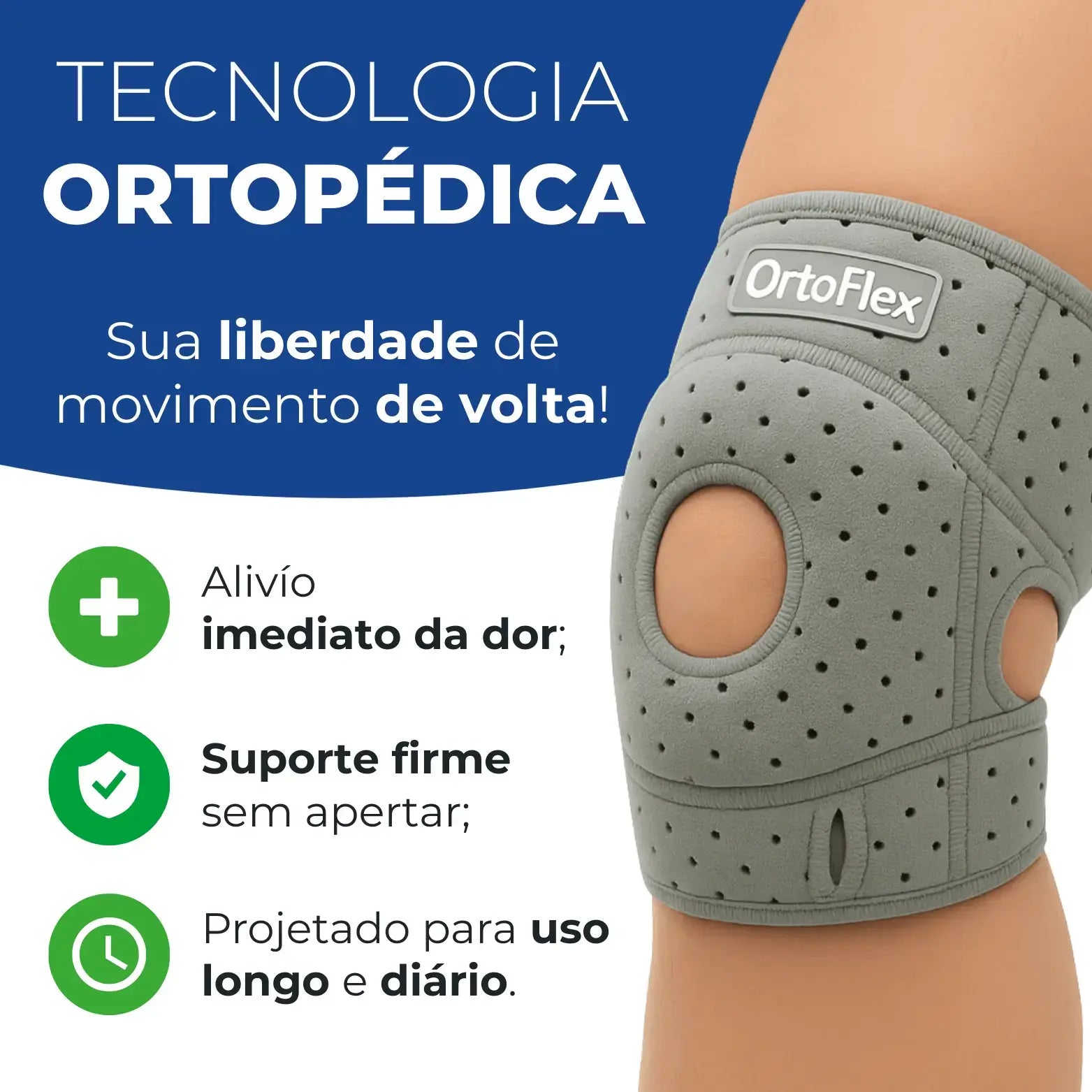 OrtoFlex: Alívio instantâneo da dor e segurança para seus movimentos