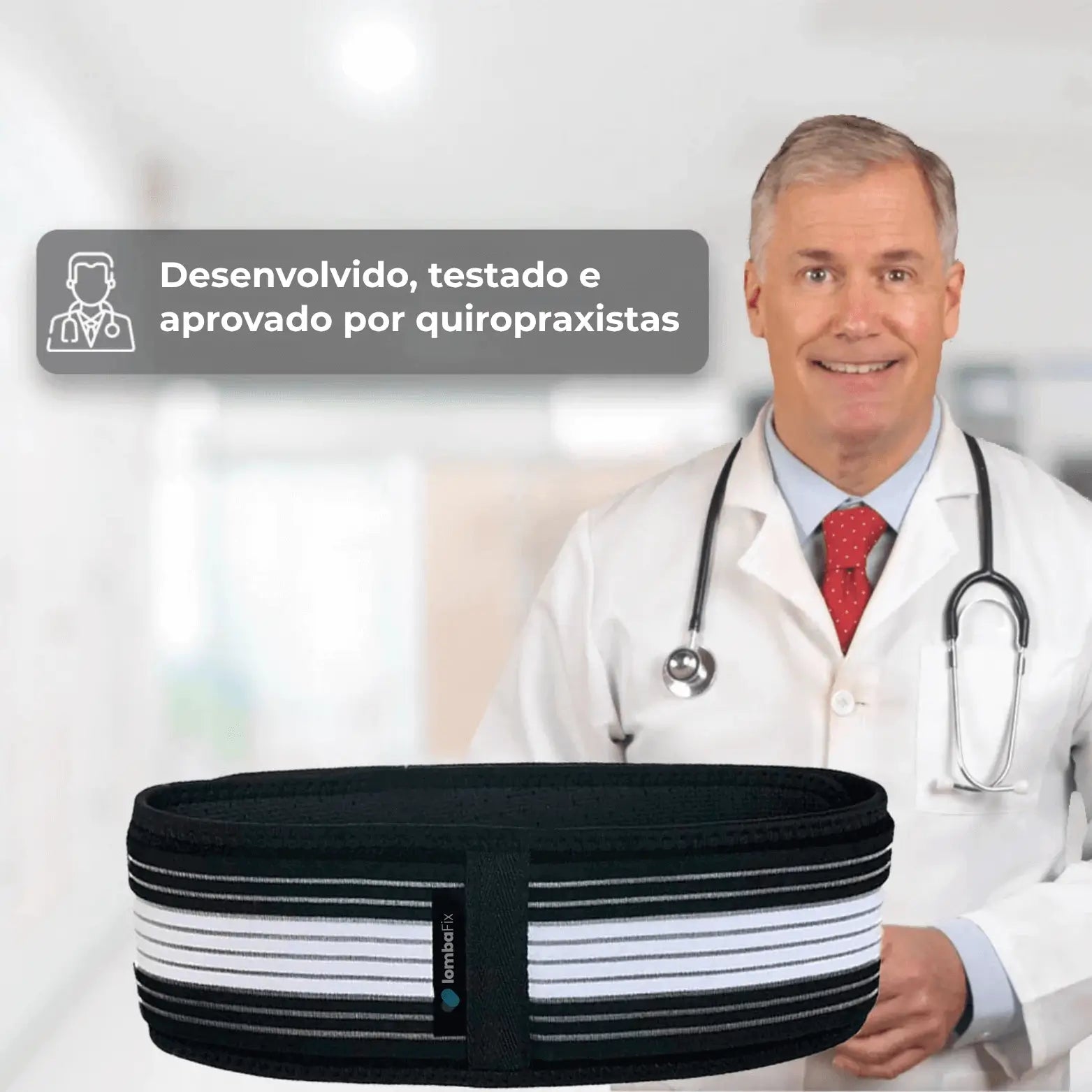 LombaFix®: Cinto para Dor nas Costas + Garantia de 90 dias